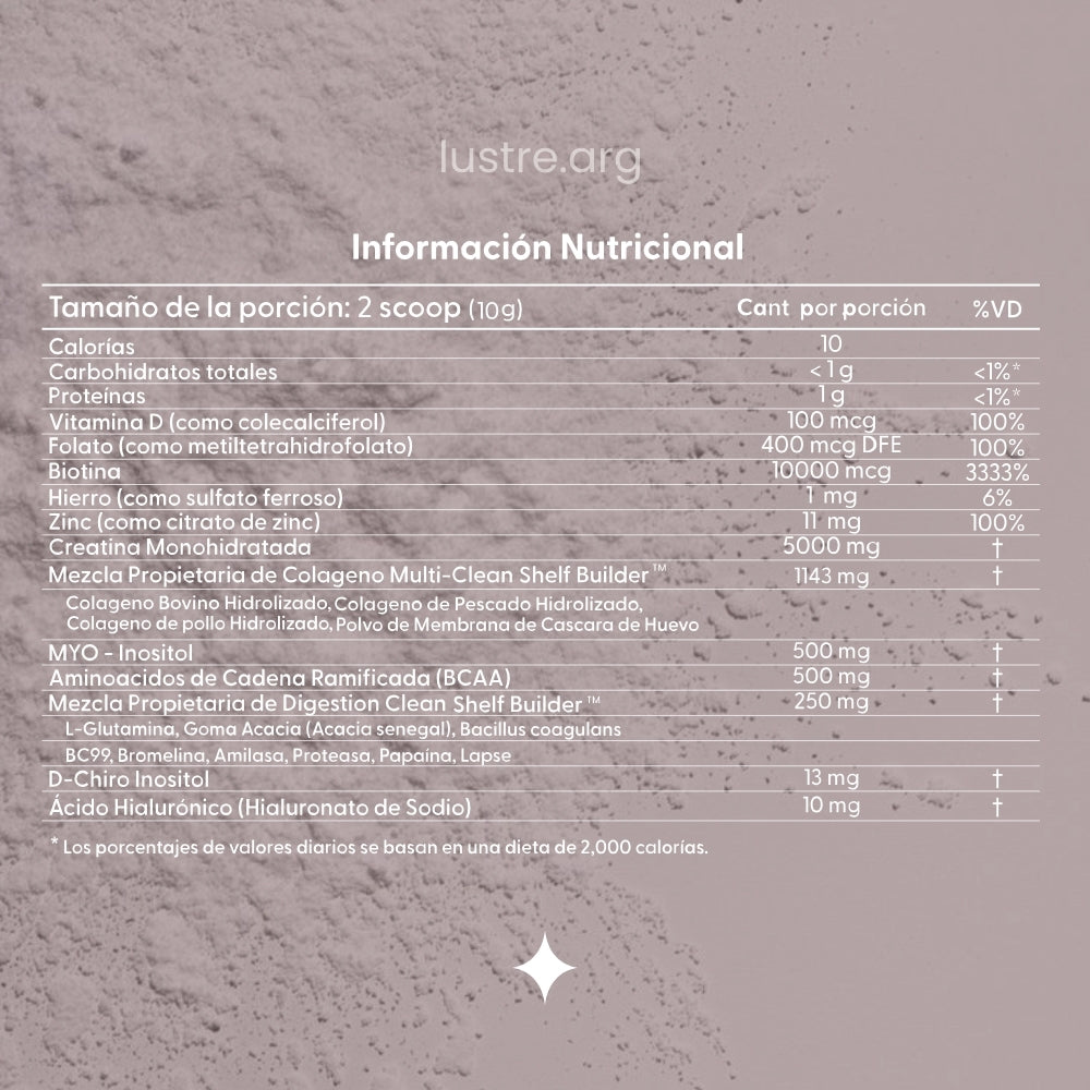 Lustre - Creatina para mujeres