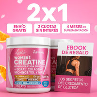 Lustre - Creatina para mujeres - 2x1