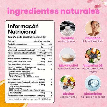 Lustre - Creatina para mujeres - 2x1